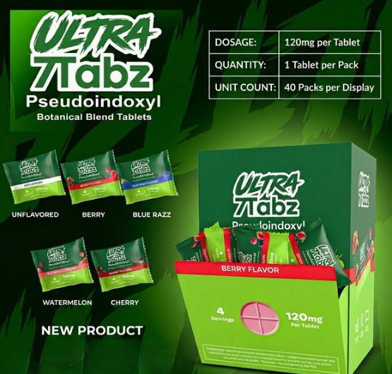 ULTRA 7TABZ PSEUDO 120MG PER TABLET | 1CT | WATERMELON