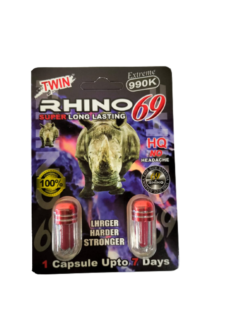 RHINO69 990K- (2) PACK PILLS