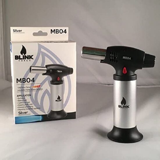 BLINK TORCH LIGHTER MB-04 1CT | SILVER