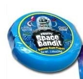 KIDS CANDY | FRUITY SPACE BANDIT GUM TAPE | 1CT