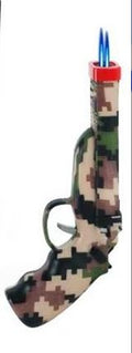 DOUBLE TORCH PISTOL LIGHTER | 1CT