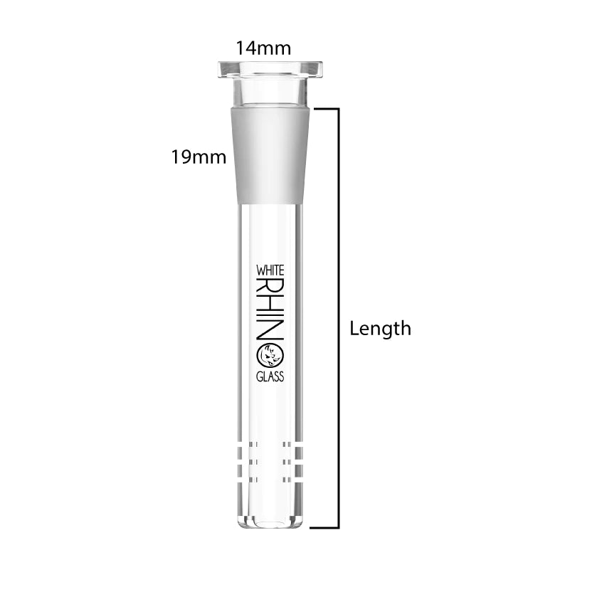 WHITE RHINO 19/14 GLASS DOWNSTEMS