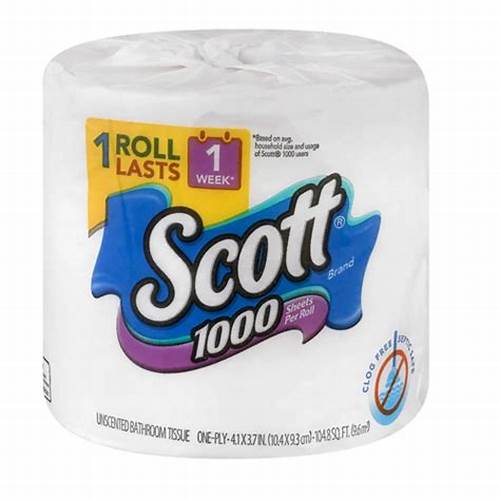 SCOTT BATH TISSUE |1000 SHEET PER ROLL | 1CT