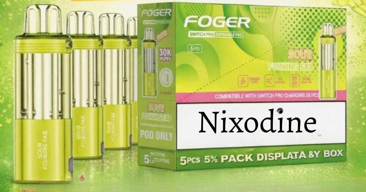 FOGER SWITCH PRO KIT NIXODINE | 5CT | KIWI DRAGON BERRY