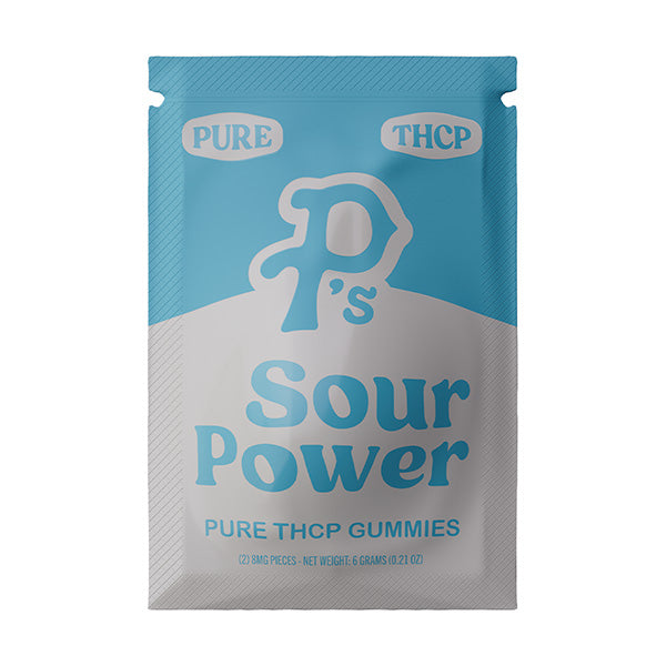 PURE P'S THCP INFUSED GUMMIES | 8MG PER GUMMY/ 2 GUMMY PER PACK | SOUR POWER