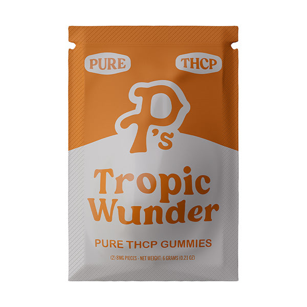 PURE P'S THCP INFUSED GUMMIES | 8MG PER GUMMY/ 2 GUMMY PER PACK | TROPIC WUNDER