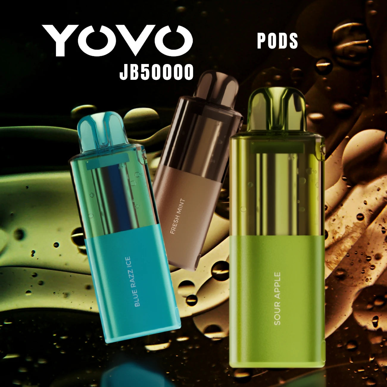 YOVO JB 50K PUFFS NIXODINE DISPOSABLE POD | 5CT | DARK BERRY MINT