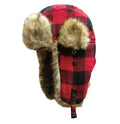 WINTER CAP DAKOTA DAN 1CT | BUFFALO PLAID RED