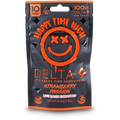 HAPPY TIME HIGH 100MG DELTA 9-THC LIVE ROSIN ENHANCED GUMMIES | 10CT BAG | STRAWBERRY PASSION