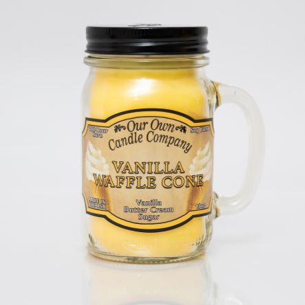 OUR OWN CANDLE 1CT | VANILLA WAFFLE CONE MASON