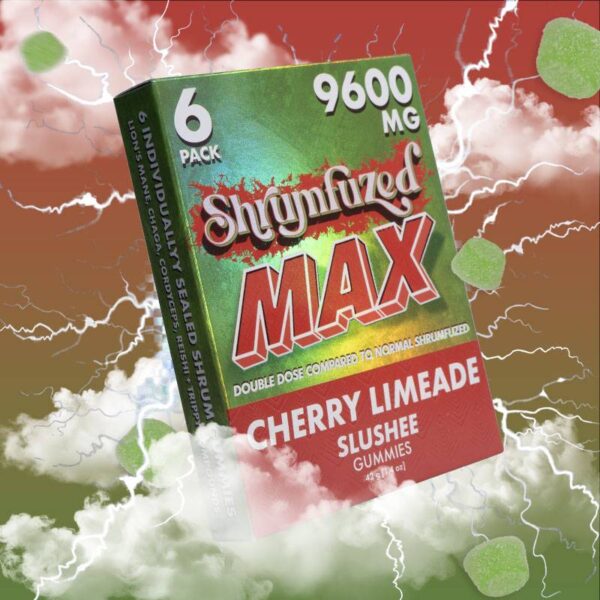 SHRUMFUZED MAX 1600MG EACH GUMMIES | 6CT | CHERRY LIMEADE SLUSHEE
