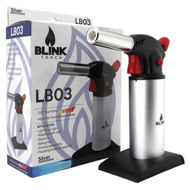 BLINK TORCH LIGHTER LB-03 | 1CT |  | SILVER