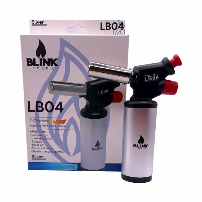 BLINK TORCH LIGHTER LB-04 1CT | SILVER