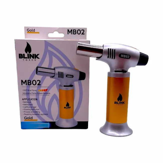 BLINK TORCH LIGHTER MB-02 1CT | GOLD