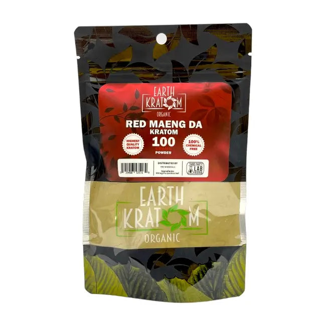 100 Gram Earth Kratom POWDER | RED MAENG DA