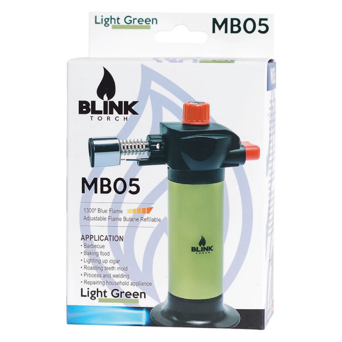 BLINK TORCH LIGHTER MB-05 1CT | LIGHT GREEN