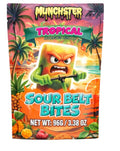 MUNCHSTER 3.38OZ SOUR BELT BITES CANDY | 1CT | TROPICAL