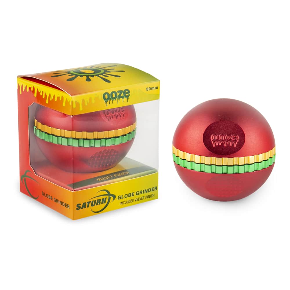 OOZE SATURN GRINDER- RASTA